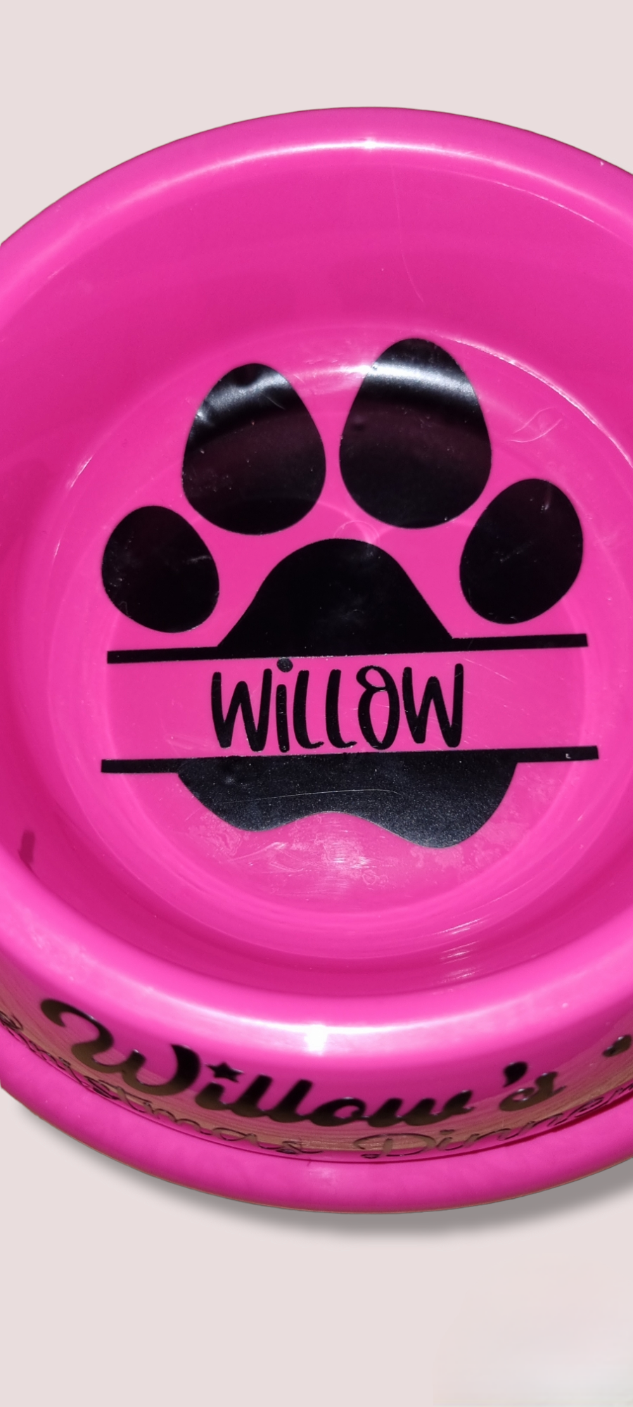 Personalised pet bowls